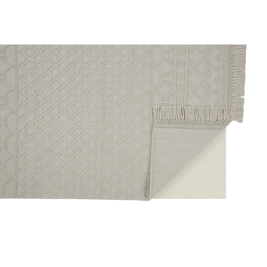 Phoenix Transitional Diamond Rug - 0809F by Feizy in ivory, tan. Made from wool, polyester, nylon in a unique style.