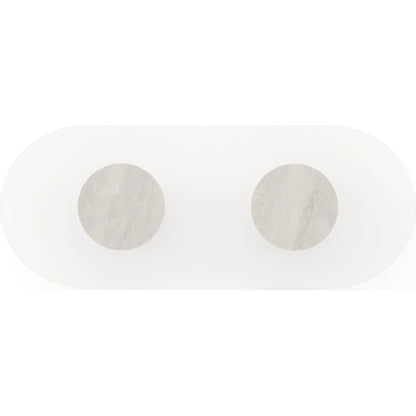 Rhythm Oval Glass Top Dining Table by Caracole in oak, bronze and sun drenched oak. Made from oak in a transitional style.