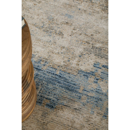 Sonora SNR39UBF Rug by Feizy in taupe, ivory, blue. Made from polypropylene, polyester, viscose in a unique style.