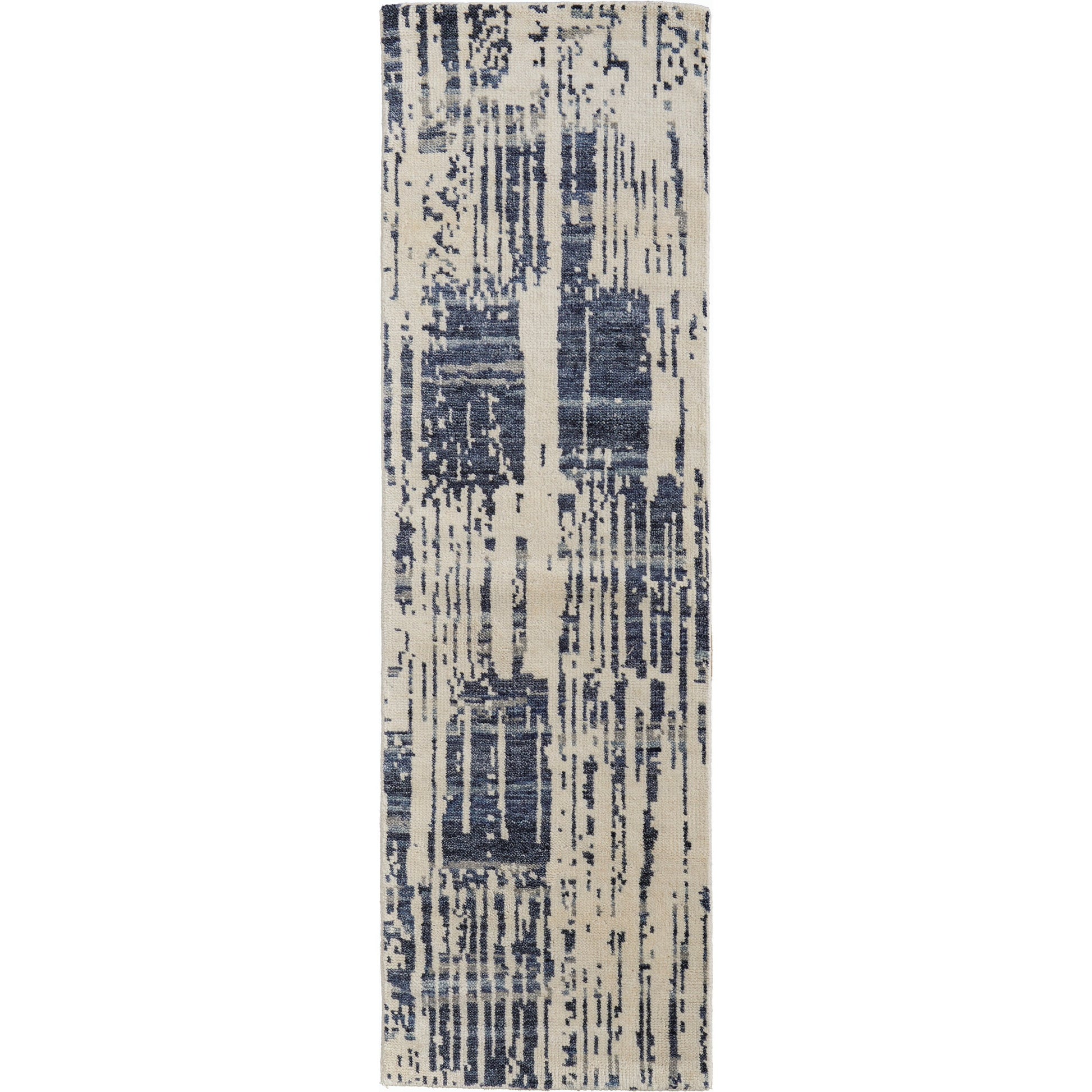 Roxford Transitional Rug - T16T6034 by Thom Felicia by Feizy Rugs in ivory, blue. Made from wool in a unique style.