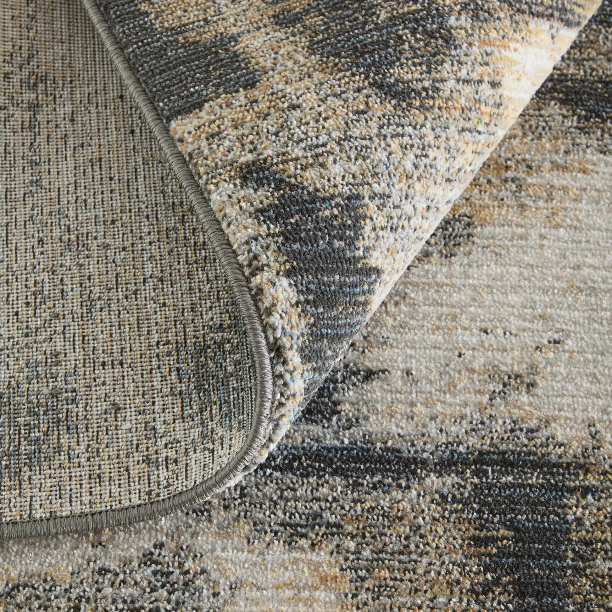 Greenwich Geometric GRW39U3F Rug by Feizy in black, ivory, blue. Made from polypropylene, polyester in a unique style.