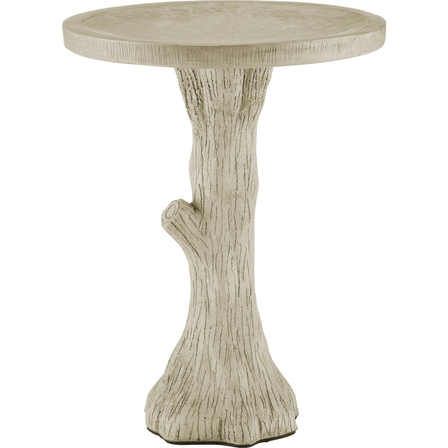 001 SI-2191713 | Primary Silo | Faux Bois Bird Bath by Currey and Company in portland. Made from concrete, iron in a rustic style.