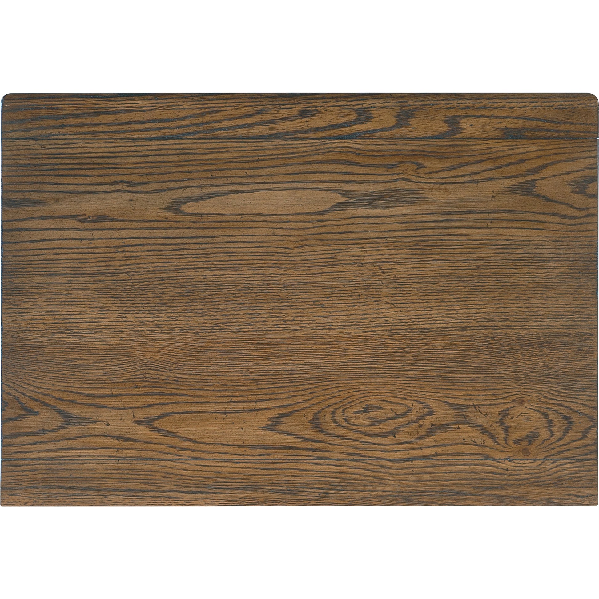 Chapman Leg Nightstand by Hooker Furniture in sorrel. Made from white oak veneers, metal in a transitional style.