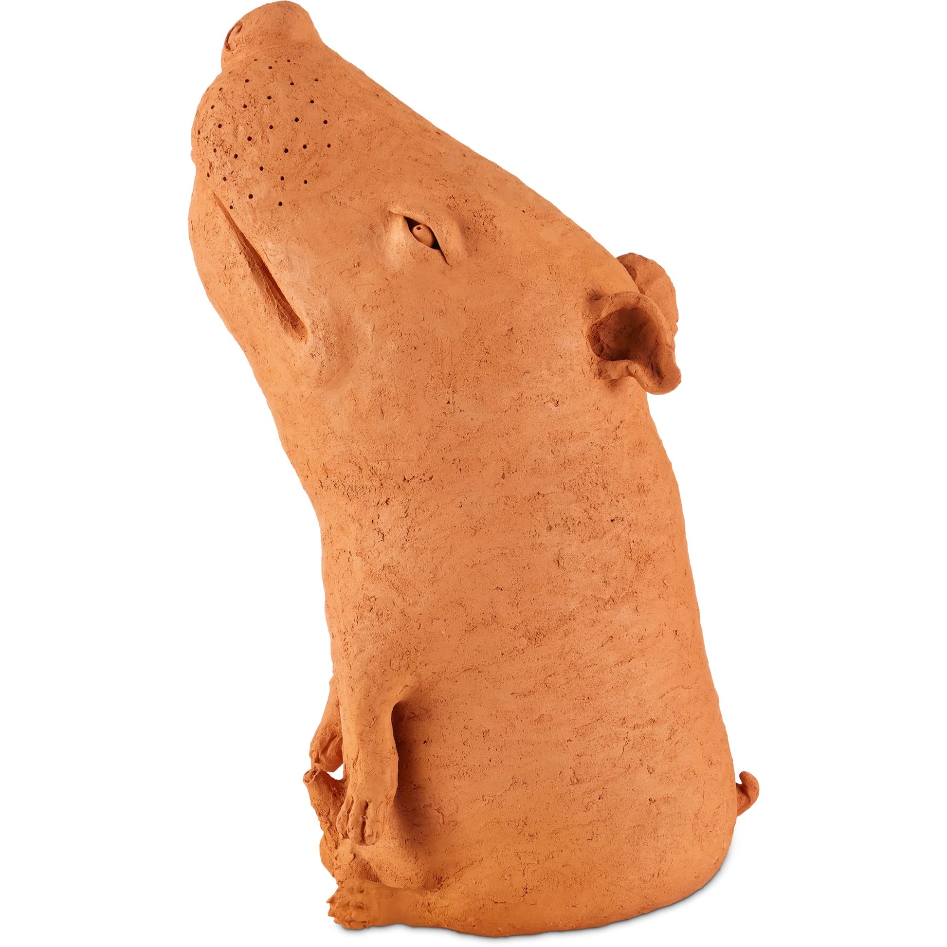 Sam the Mutt by Currey and Company in natural. Made from terracotta in a cottage & farmhouse style.