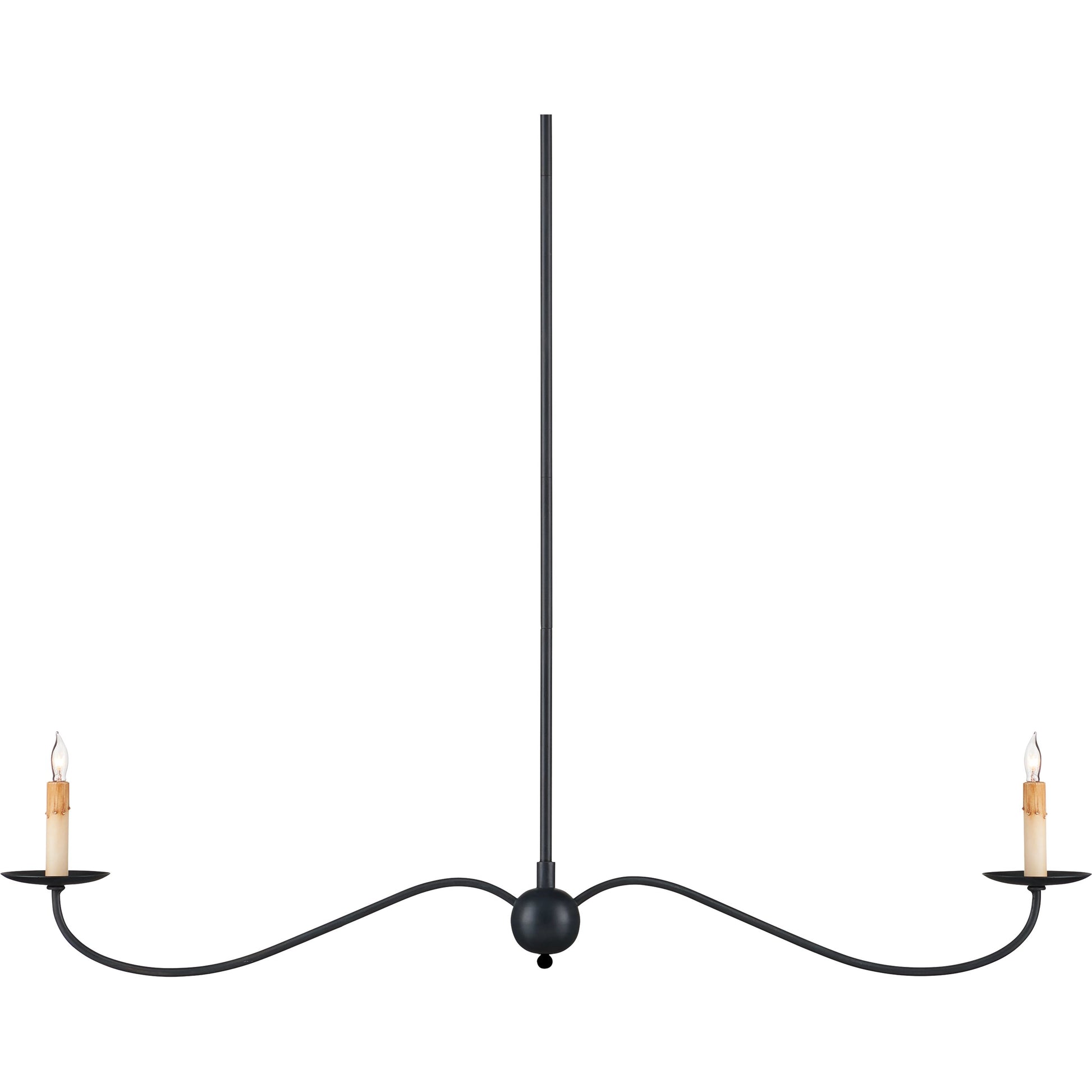 Saxon Linear Chandelier by Currey and Company. Made from unique in a modern style.