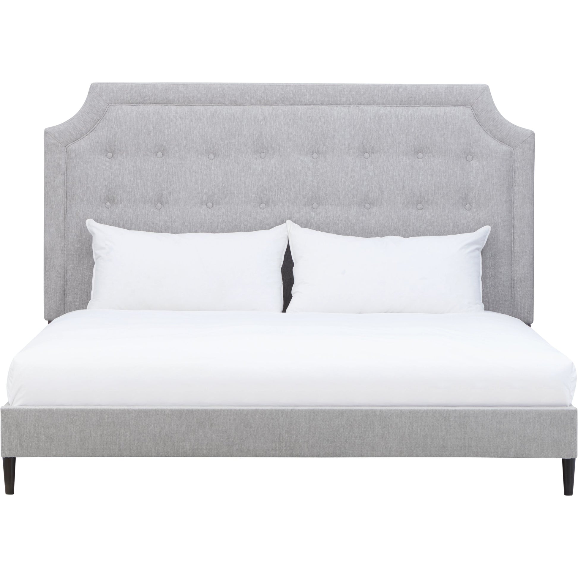 Zest Scooped Welt Upholstered Bed by Zest. Made from mdf, partical board in a modern style.