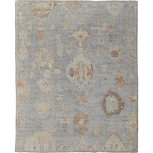 Grafton Traditional & Botanical Rug - GFT69FMF by Feizy in blue, gray, yellow. Made from wool in a unique style.