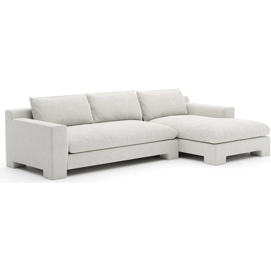 Devon Chaise Sectional by Caracole. Made from unique in a transitional style.