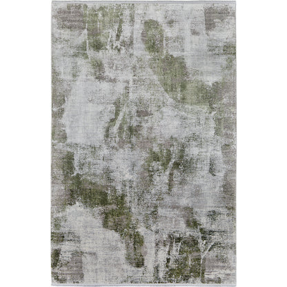 Cadiz Ikat Rug - 86639N5F by Feizy in gray, green, silver. Made from viscose, acrylic in a unique style.