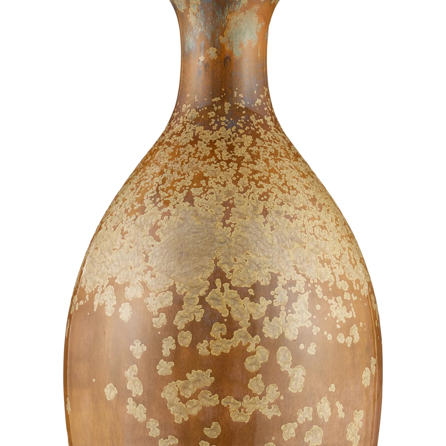 001 SI-2387157 | Closeup | Stellata Table Lamp by Currey and Company in ochre. Made from ceramic in a modern style.