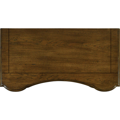 Archivist Bachelors Chest by Hooker Furniture in pecan. Made from pecky pecan veneers, felt in a traditional style.