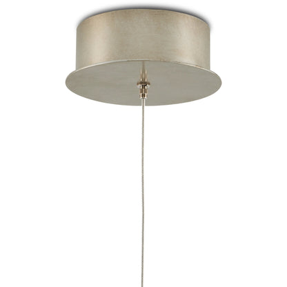 Rame 1-LIGHT Multi-Drop Pendant by Currey and Company in copper, silver. Made from antique copper, glass in a transitional style.