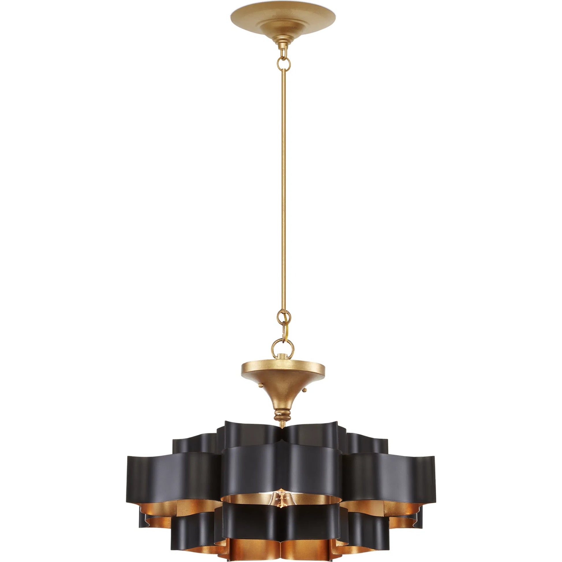 Grand Lotus Chandelier by Currey and Company. Made from unique in a modern style.