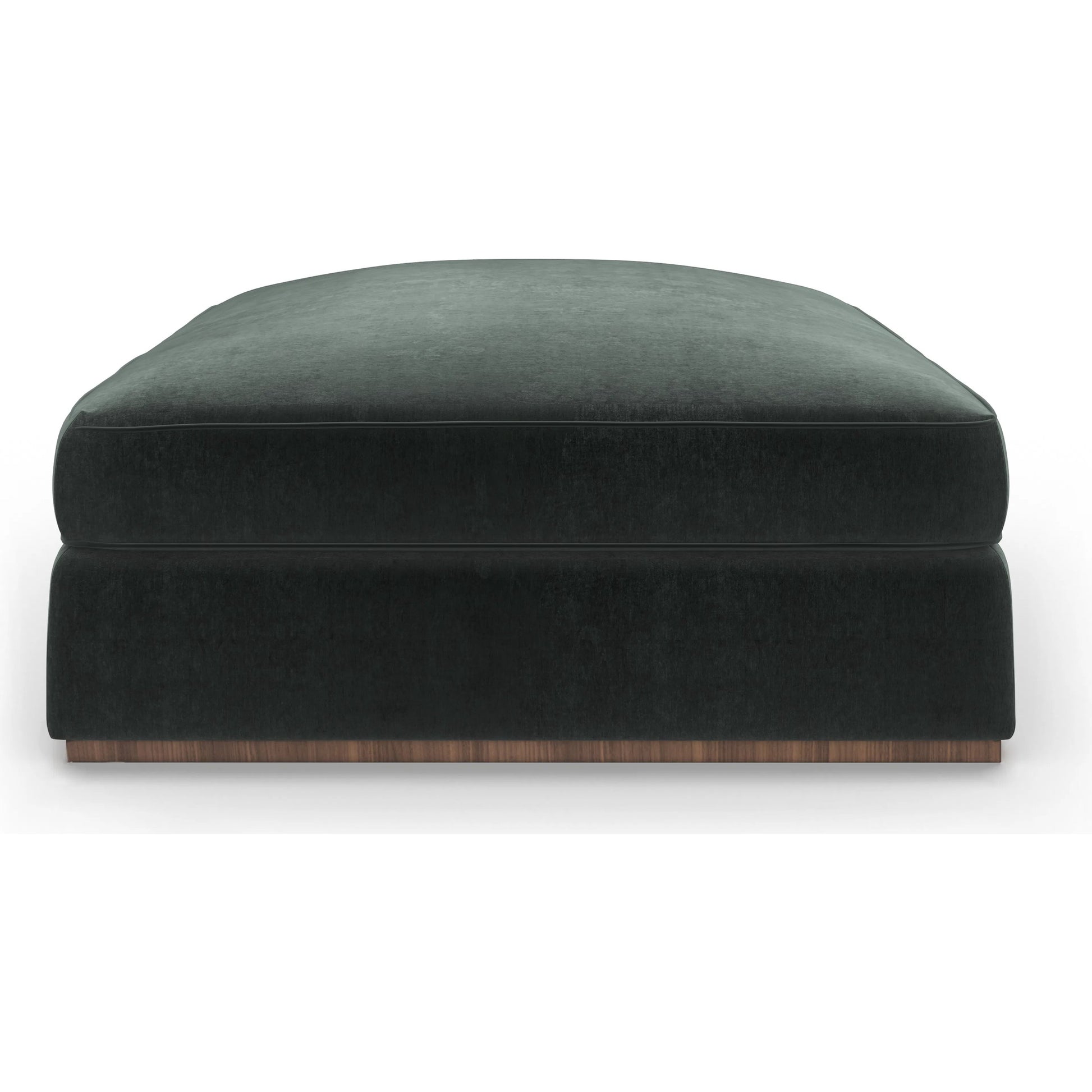 Bello Ottoman by Caracole in retro walnut. Made from unique in a eclectic & global style.