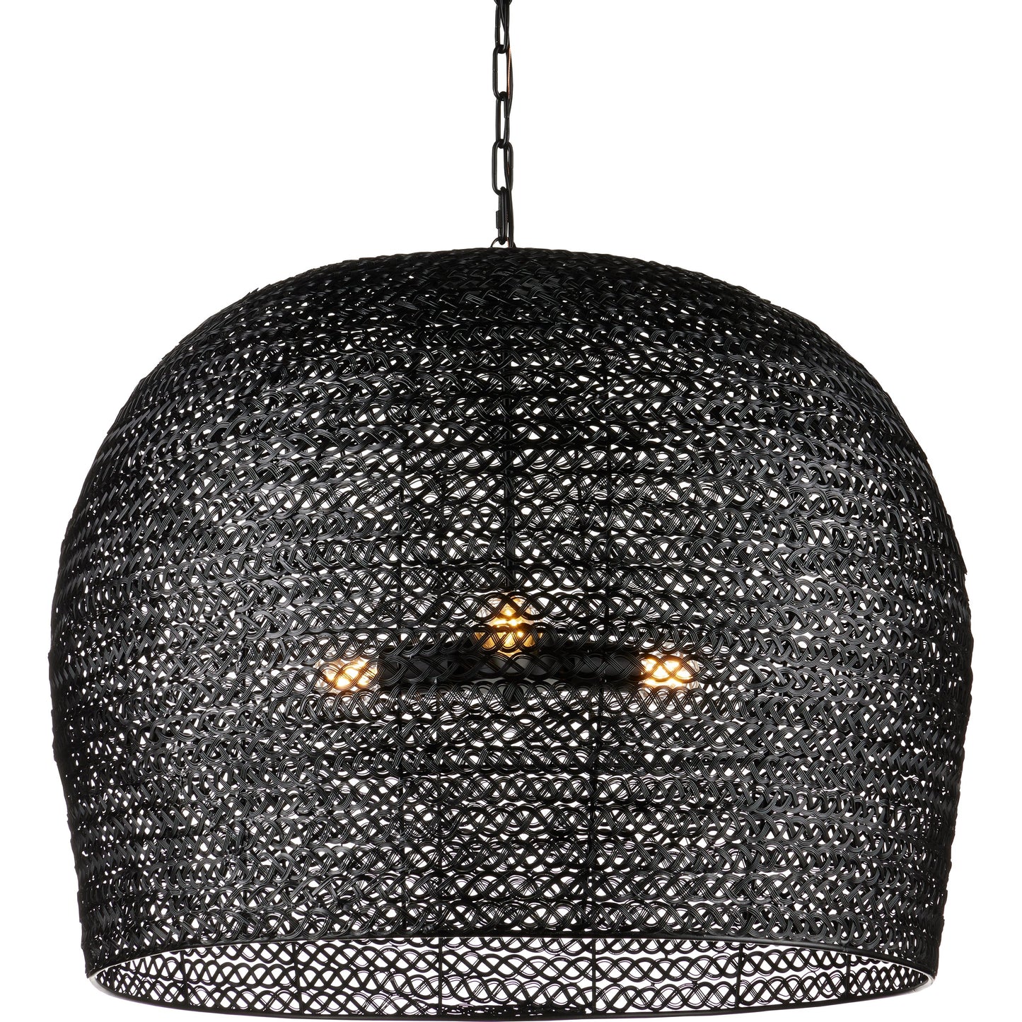 008 SI-1924113 | Additional Silo | Piero Pendant by Currey and Company in satin black. Made from metal in a cottage & farmhouse style.
