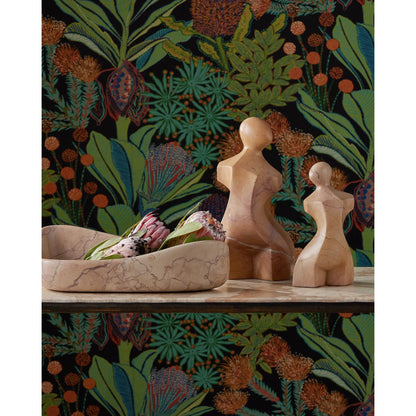 Giada Rosa Bust Sculpture by Currey and Company in natural. Made from rosa cappuccino marble in a modern style.