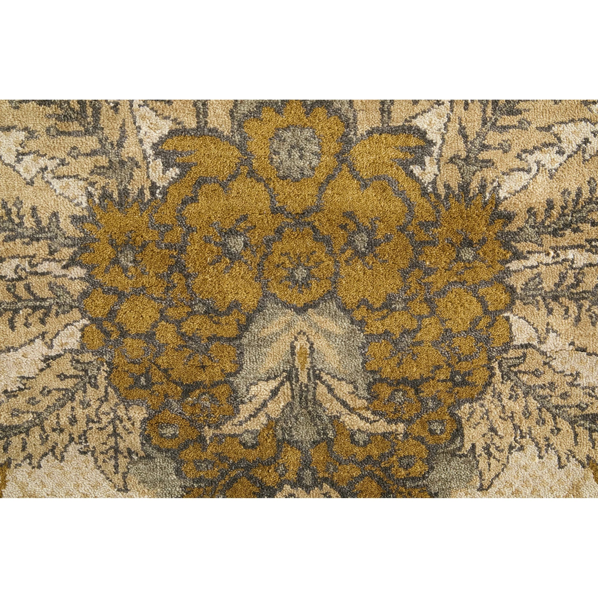 Vivendi Premium Wool Rug - 6402F by Feizy in ivory, gold. Made from wool in a unique style.
