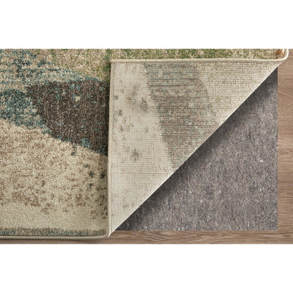 Eden Color Block EDN39QVF Rug by Feizy in ivory, blue, green. Made from polypropylene in a unique style.