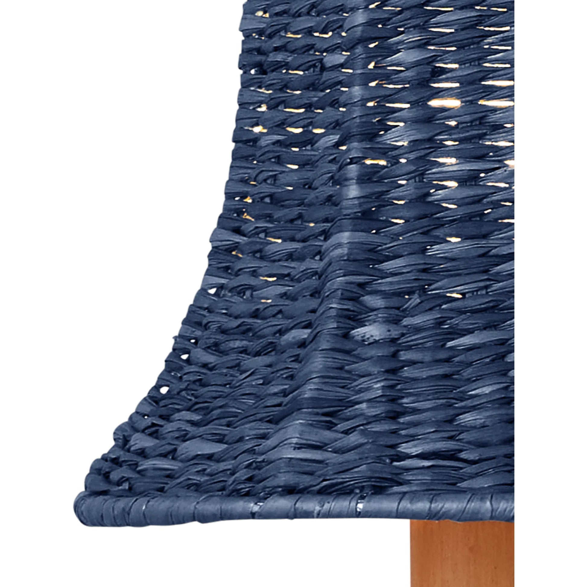 Bell Chandelier Shade by Currey and Company. Made from seagrass in a cottage & farmhouse style.