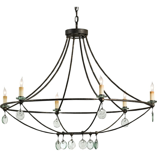 Novella Chandelier by Currey and Company in mayfair. Made from unique in a cottage & farmhouse style.