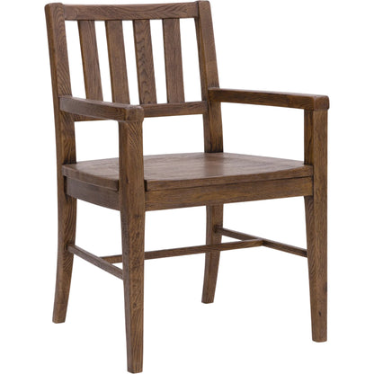 Driftwood Splatback Arm Chair by Hooker Furniture. Made from unique in a transitional style.