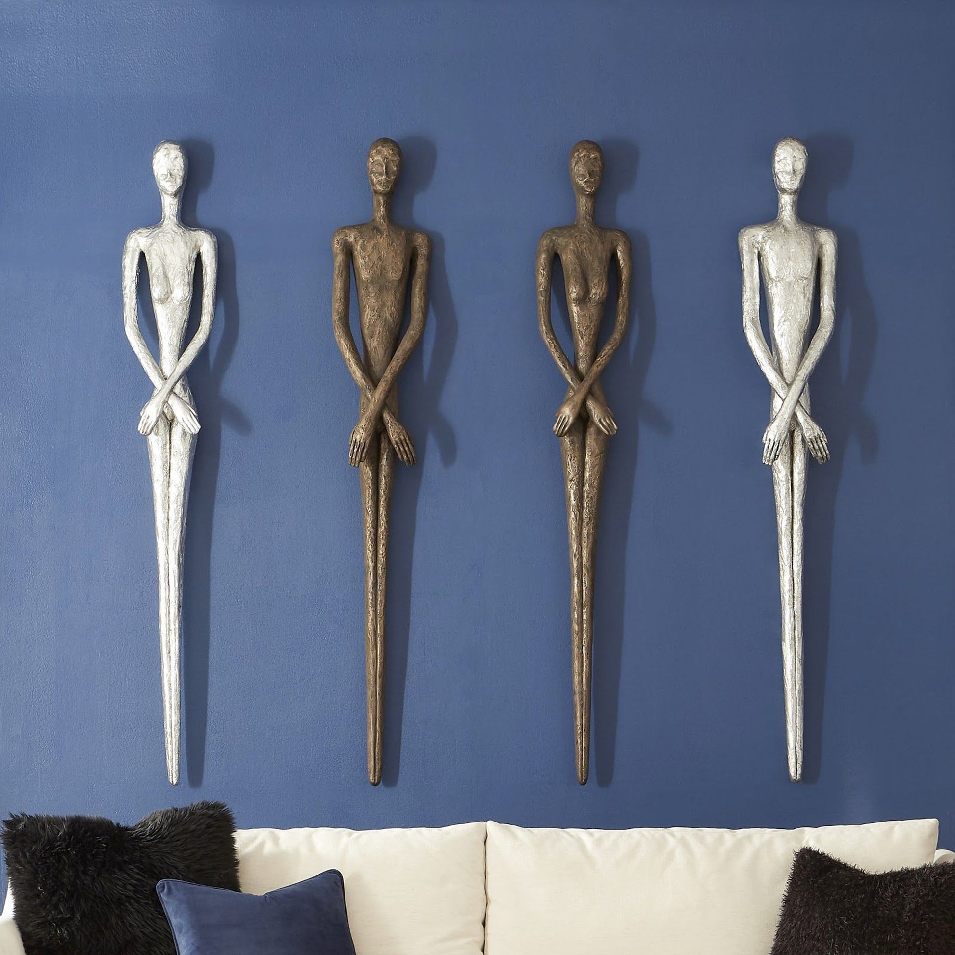 Skinny Male Wall Art by Phillips Collection. Made from resin in a eclectic & global style.