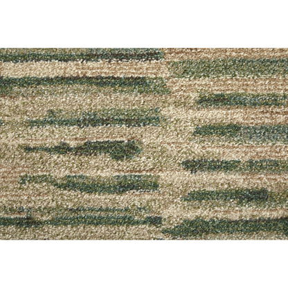 Eden EDN39QYF Rug by Feizy in green, ivory, brown. Made from polypropylene in a unique style.