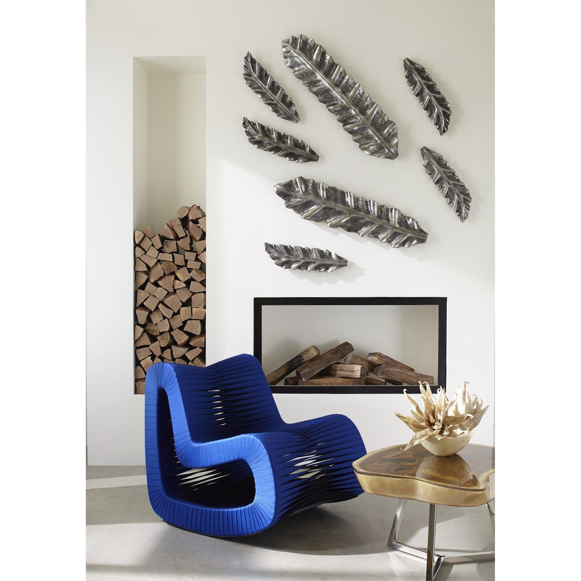 Seat Belt Rocking Chair by Phillips Collection. Made from cotton in a modern style.