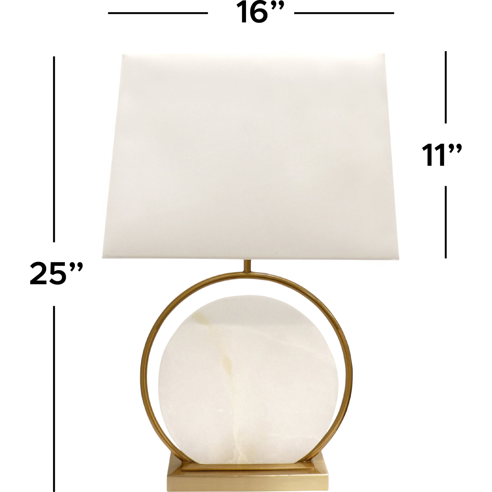 Sphere Table Lamp by Pasargad Home in gold and white, gold. Made from metal, marble in a transitional style.