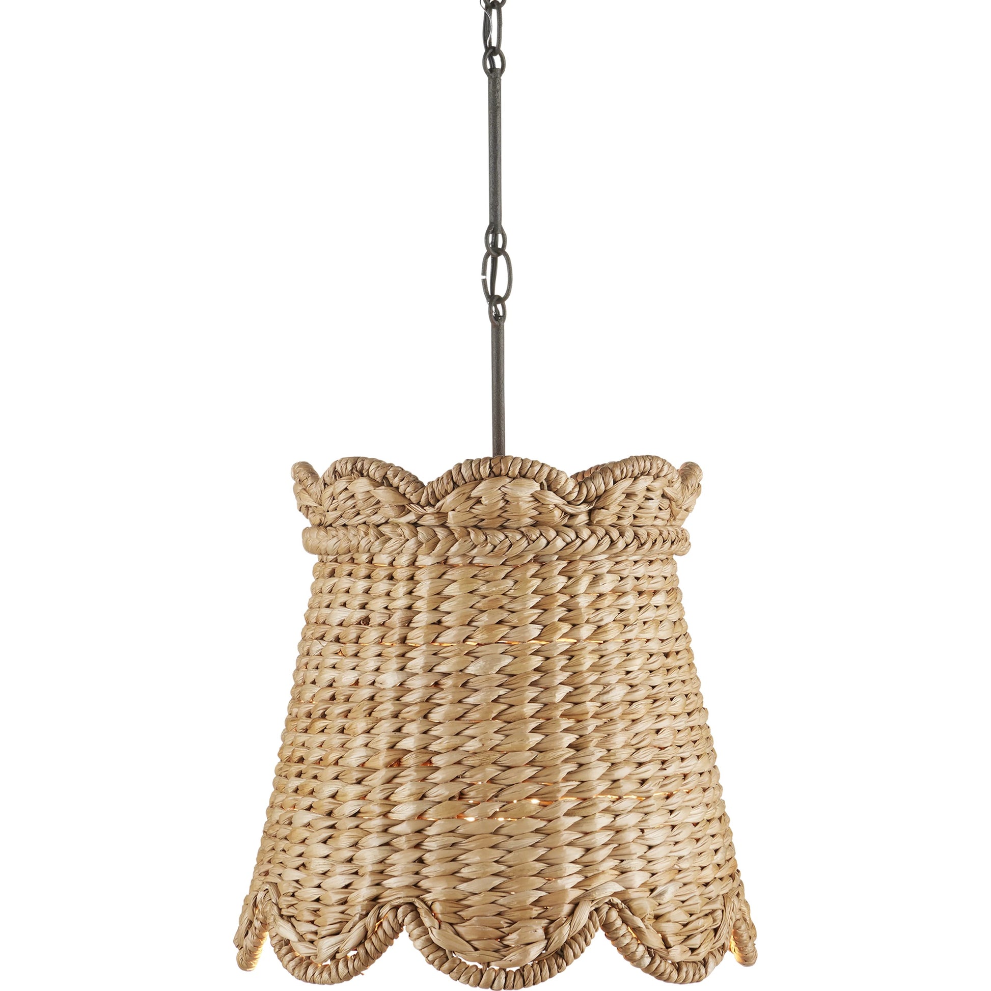 Annabelle Pendant by Currey and Company. Made from wrought iron in a cottage & farmhouse style.