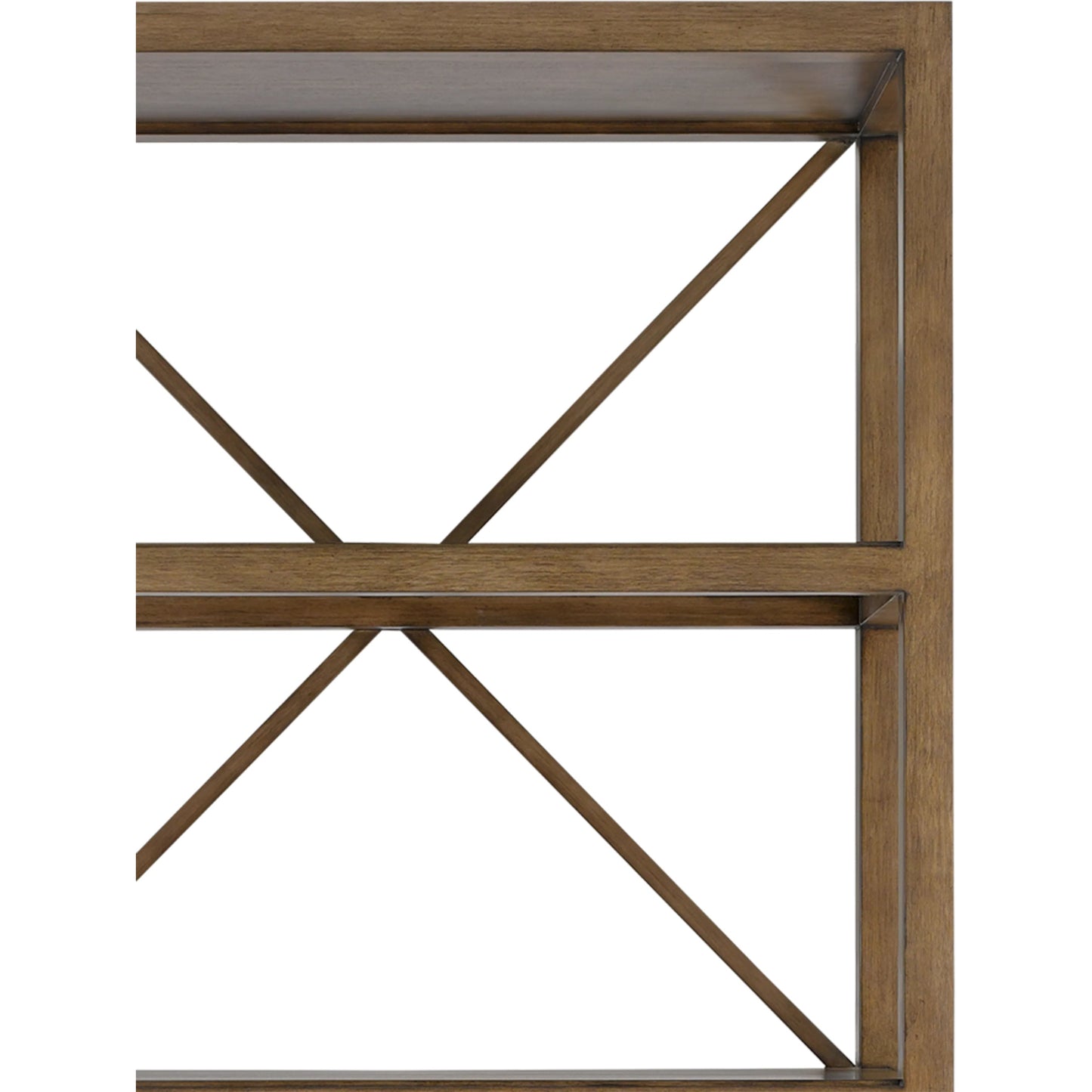 005 SR-823802 | Additional Silo | Verona Etagere by Currey and Company in chanterelle, champagne. Made from mahogany, iron in a transitional style.