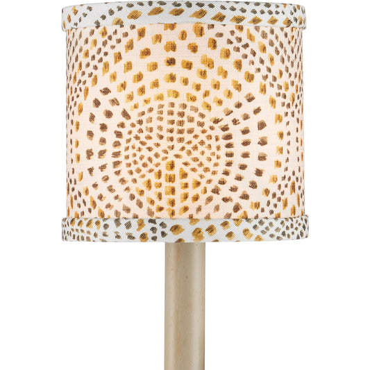 Lenore Drum Chandelier Shade by Currey and Company. Made from cotton in a cottage & farmhouse style.