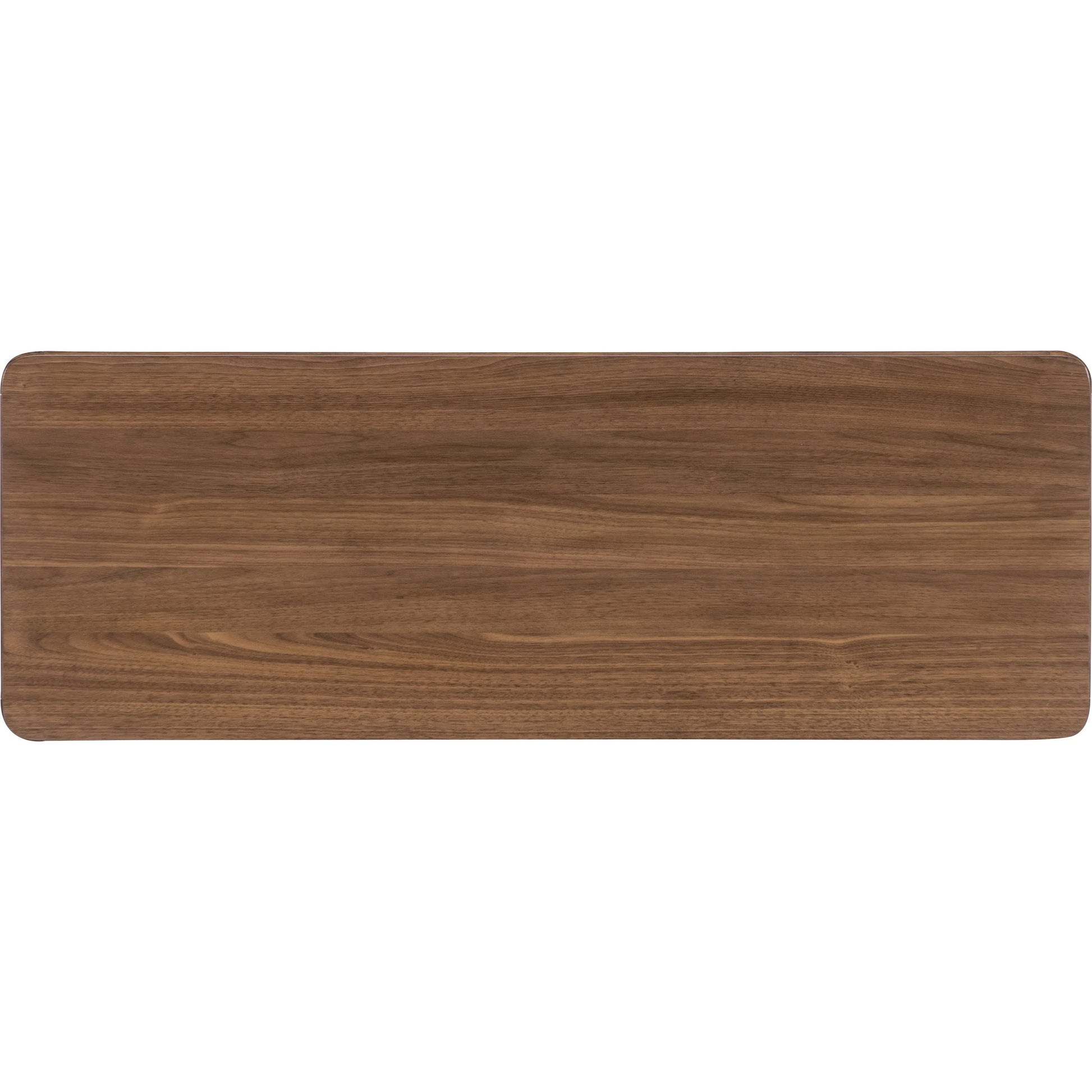 Eleana Three Drawer Chest by Hooker Furniture in light caramel, quartered walnut veneers. Made from walnut veneers, wall covering in a modern style.