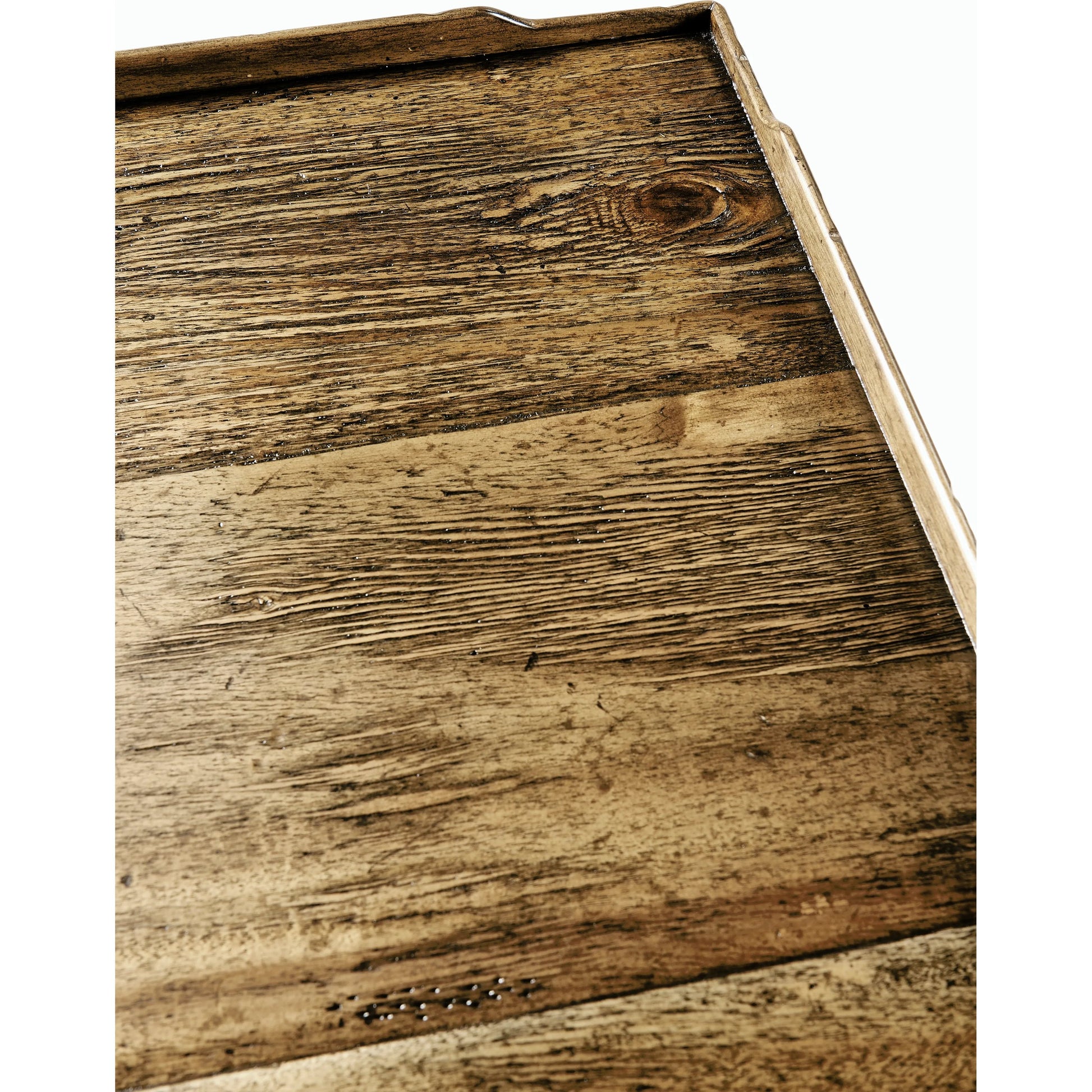 Casual Accents Country Walnut Side Table by Jonathan Charles in medium brown driftwood. Made from acacia in a modern style.