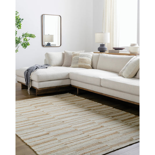 Diane Rug - 484260 by Livabliss in pearl, natural, light wood, ash. Made from jute in a unique style.