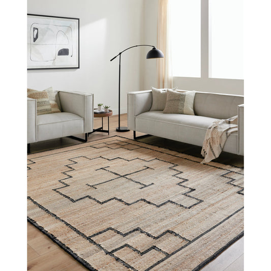 Diane Rug - 484278 by Livabliss in tan, black. Made from jute in a unique style.