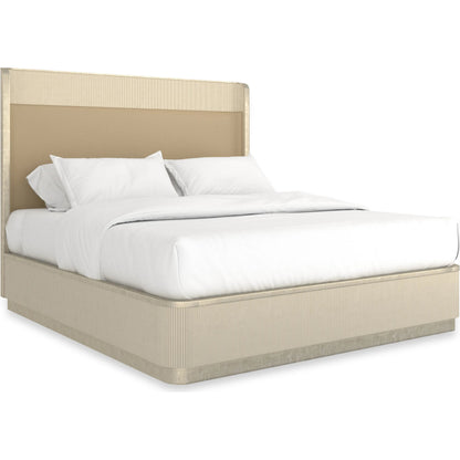 Fall in Love Bed by Caracole. Made from birch in a transitional style.