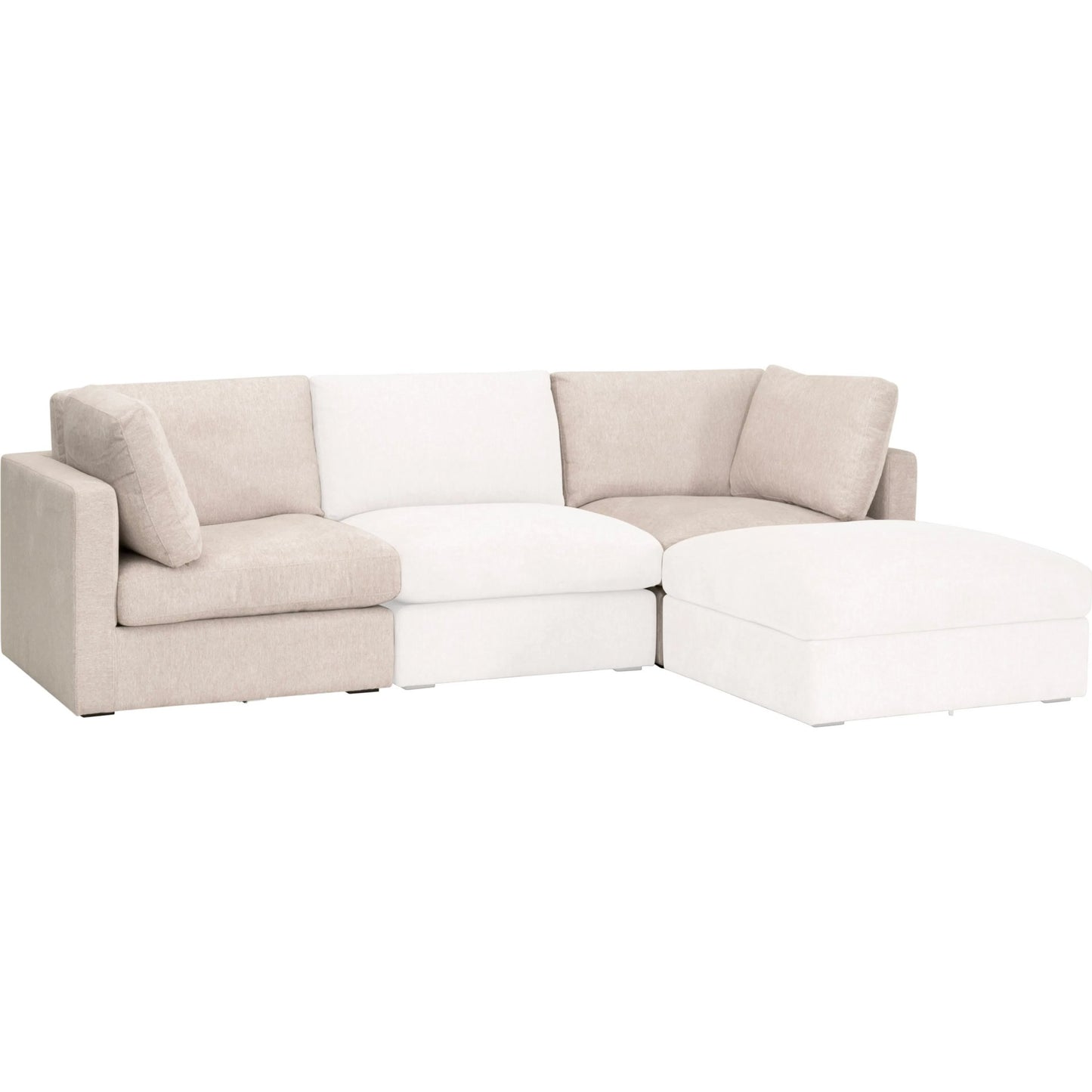 019 SI-2472611 | Additional Silo | Daley Corner Chair by Essentials For Living in livesmart halifax ivory, espresso. Made from solid oak wood, mdf, plywood in a modern style.