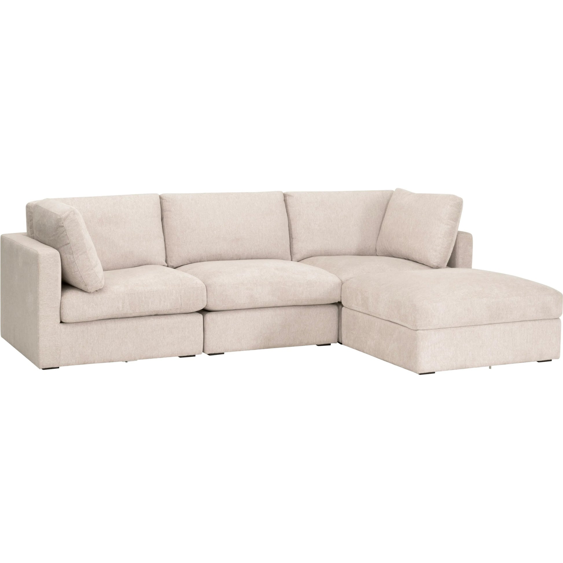 Daley Corner Chair by Essentials For Living in livesmart halifax ivory, espresso. Made from solid oak wood, mdf, plywood in a modern style.