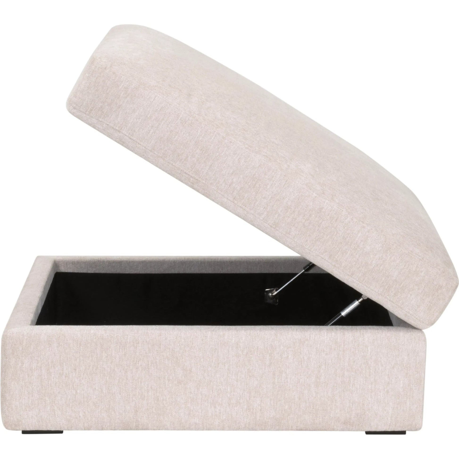 Daley Storage Ottoman by Essentials For Living in livesmart halifax ivory, espresso. Made from solid oak wood, mdf, plywood in a modern style.