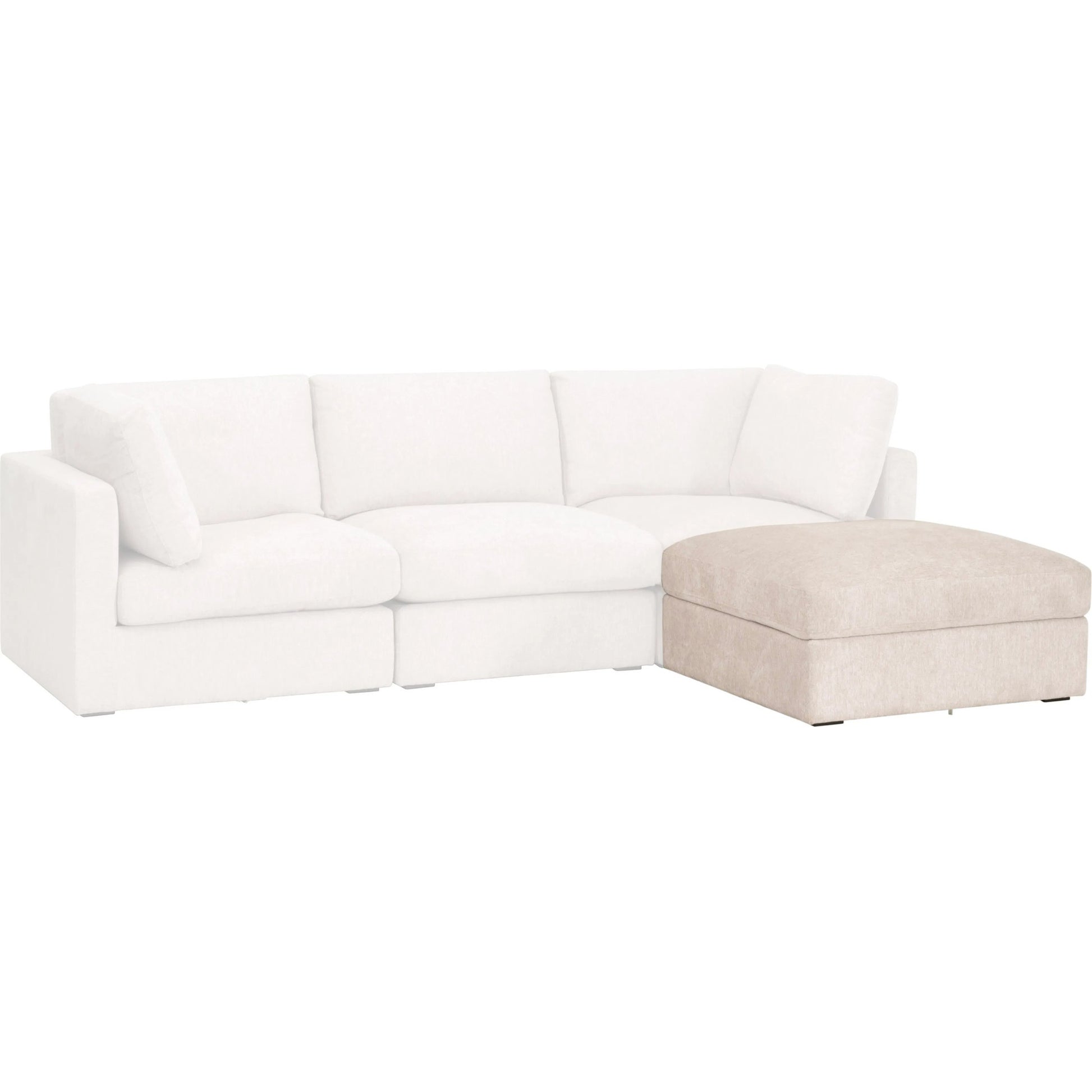 Daley Storage Ottoman by Essentials For Living in livesmart halifax ivory, espresso. Made from solid oak wood, mdf, plywood in a modern style.