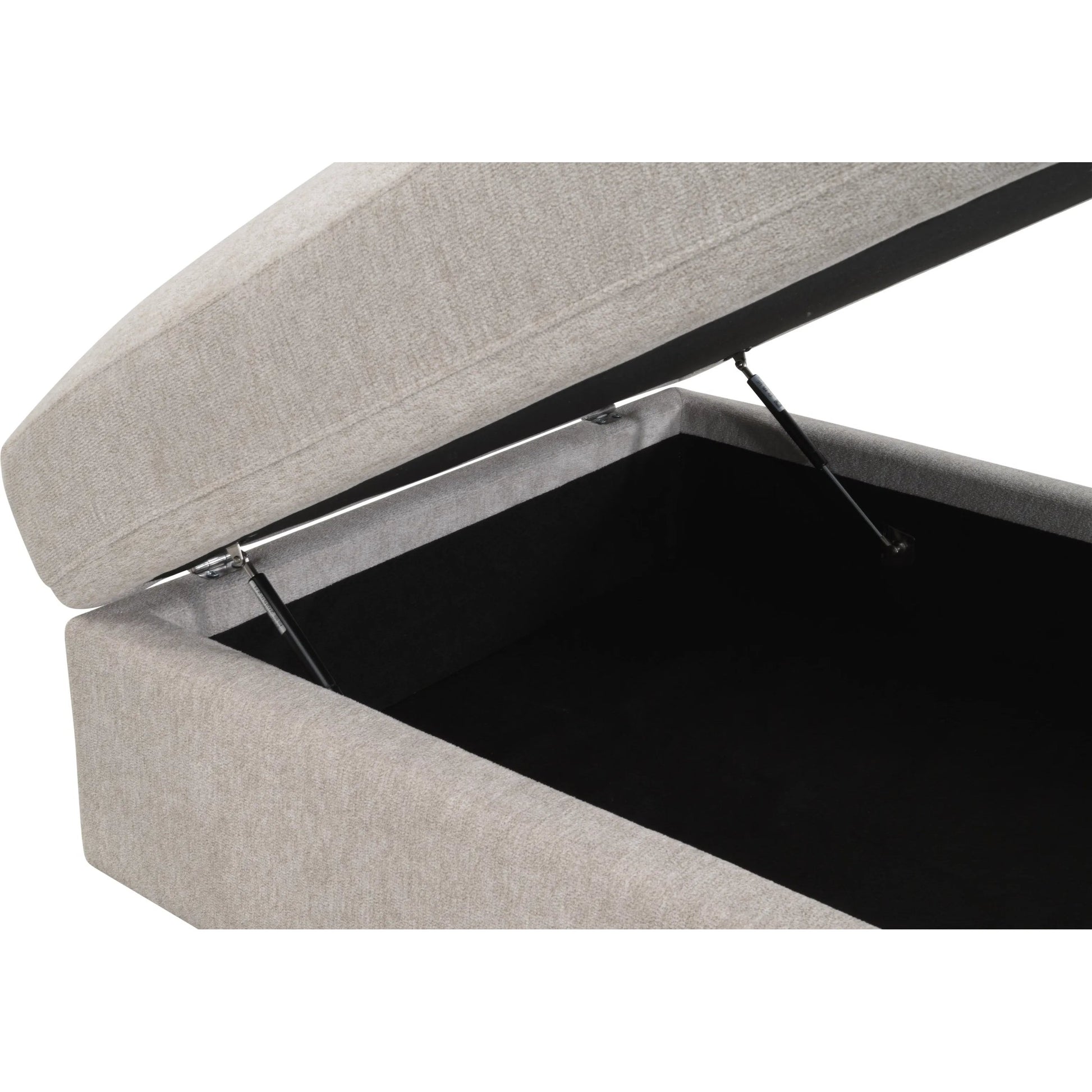 Daley Storage Ottoman by Essentials For Living in livesmart halifax ivory, espresso. Made from solid oak wood, mdf, plywood in a modern style.