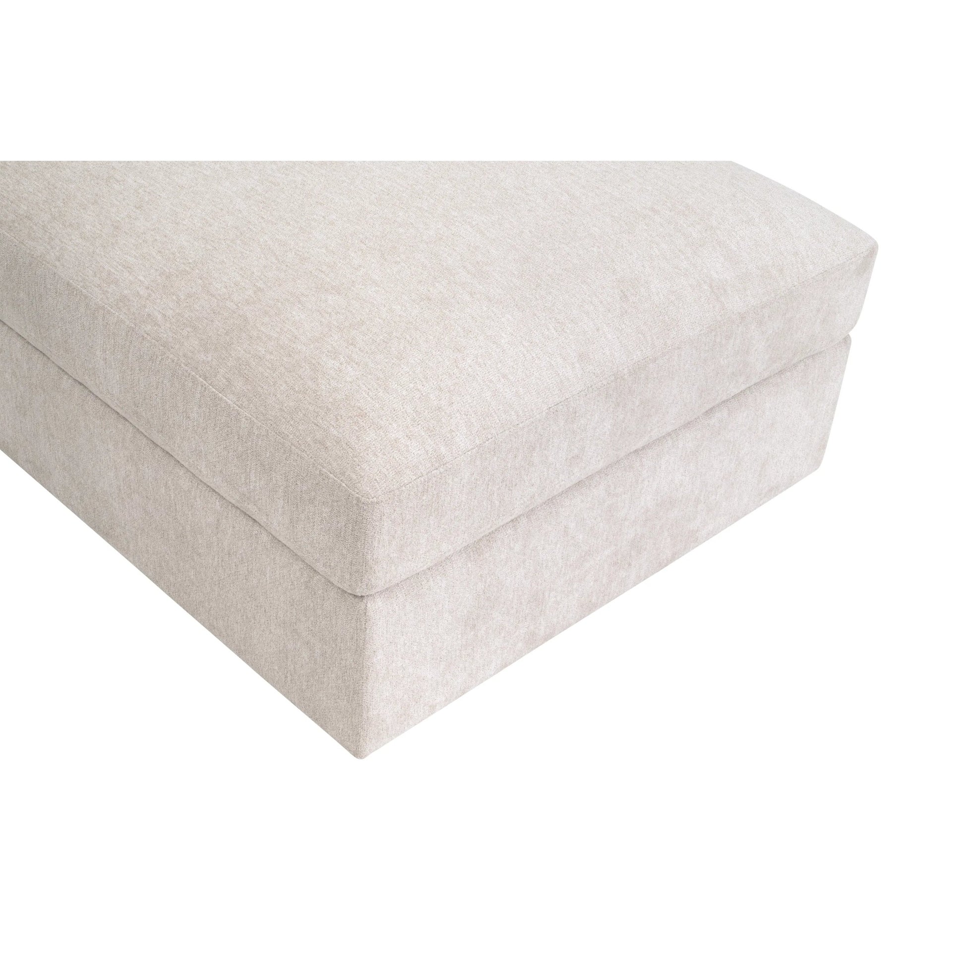 Daley Storage Ottoman by Essentials For Living in livesmart halifax ivory, espresso. Made from solid oak wood, mdf, plywood in a modern style.