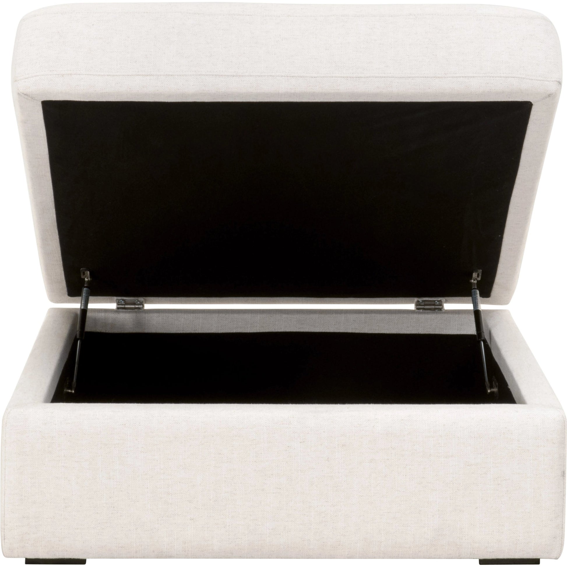Daley Storage Ottoman by Essentials For Living in livesmart halifax ivory, espresso. Made from solid oak wood, mdf, plywood in a modern style.