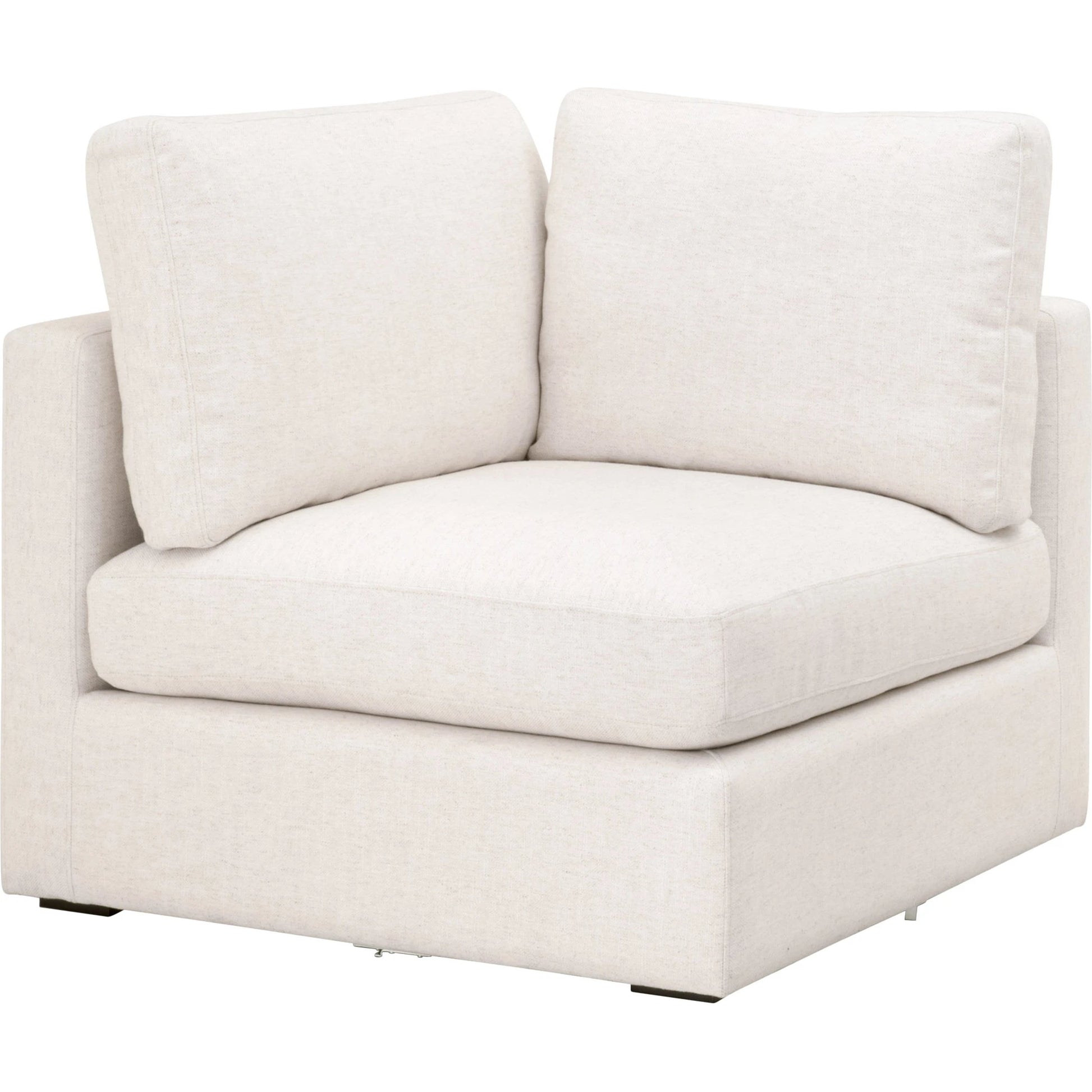 Daley Corner Chair by Essentials For Living in livesmart halifax ivory, espresso. Made from solid oak wood, mdf, plywood in a modern style.