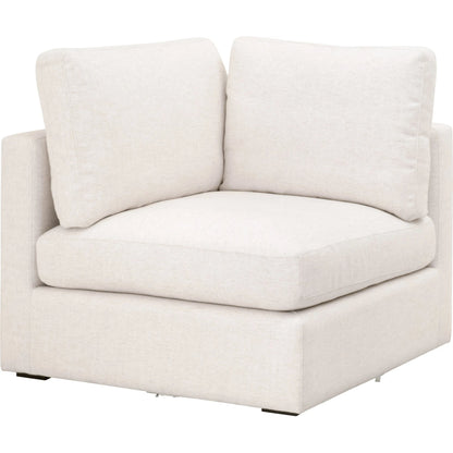 Daley Corner Chair by Essentials For Living in livesmart halifax ivory, espresso. Made from solid oak wood, mdf, plywood in a modern style.