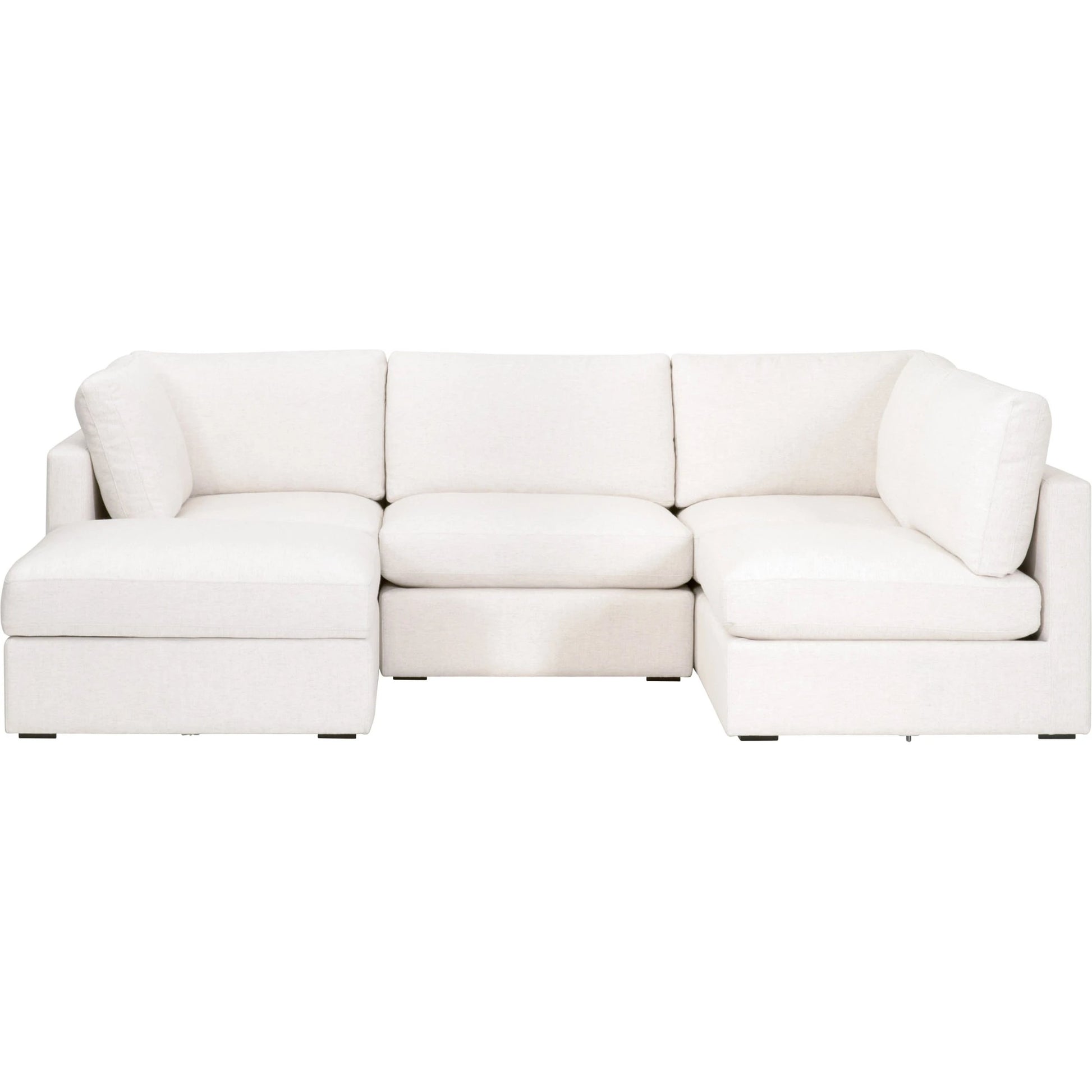 Daley Corner Chair by Essentials For Living in livesmart halifax ivory, espresso. Made from solid oak wood, mdf, plywood in a modern style.