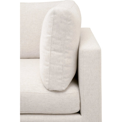 Daley Corner Chair by Essentials For Living in livesmart halifax ivory, espresso. Made from solid oak wood, mdf, plywood in a modern style.