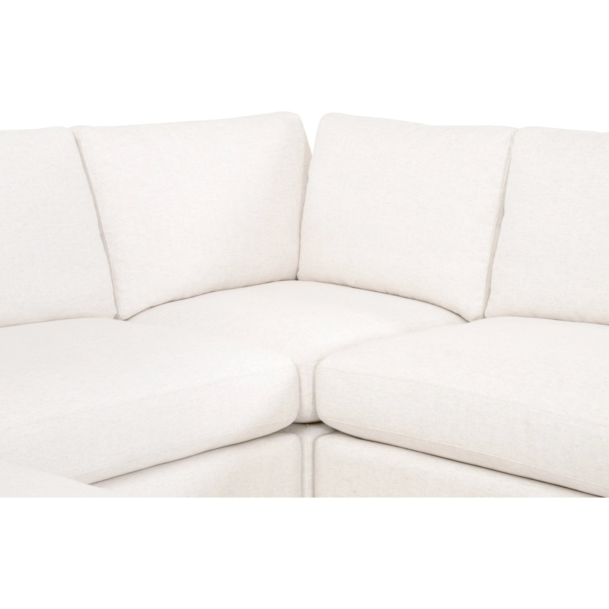 Daley Corner Chair by Essentials For Living in livesmart halifax ivory, espresso. Made from solid oak wood, mdf, plywood in a modern style.