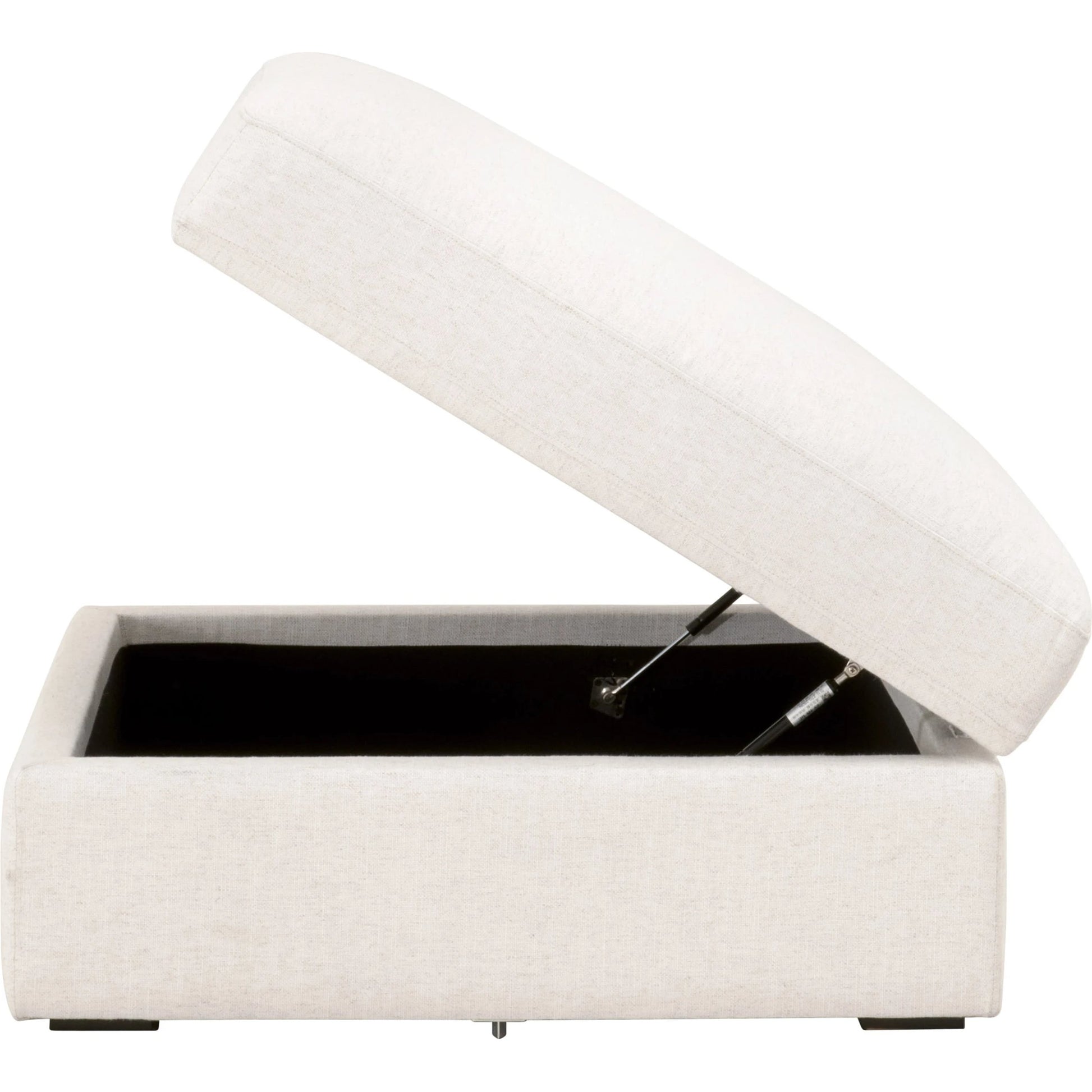 Daley Storage Ottoman by Essentials For Living in livesmart halifax ivory, espresso. Made from solid oak wood, mdf, plywood in a modern style.